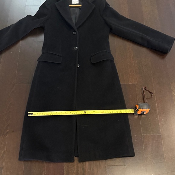 ARMANI-Collezioni Stunning Classic Black Angora/Wool/Cashmere Coat barely worn - Picture 11 of 16